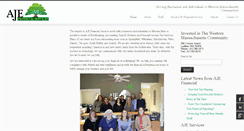 Desktop Screenshot of ajefinancial.com